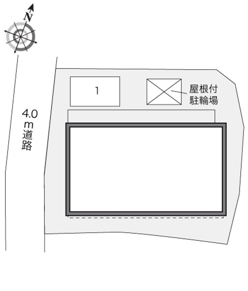 レオパレスグローⅠ 配置図