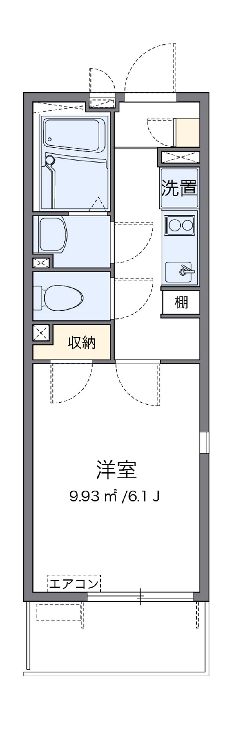 レオネクストヴィーダフォルトナ 間取図