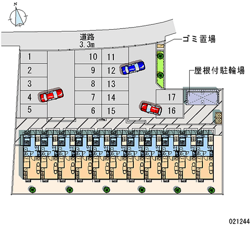 21244 Monthly parking lot