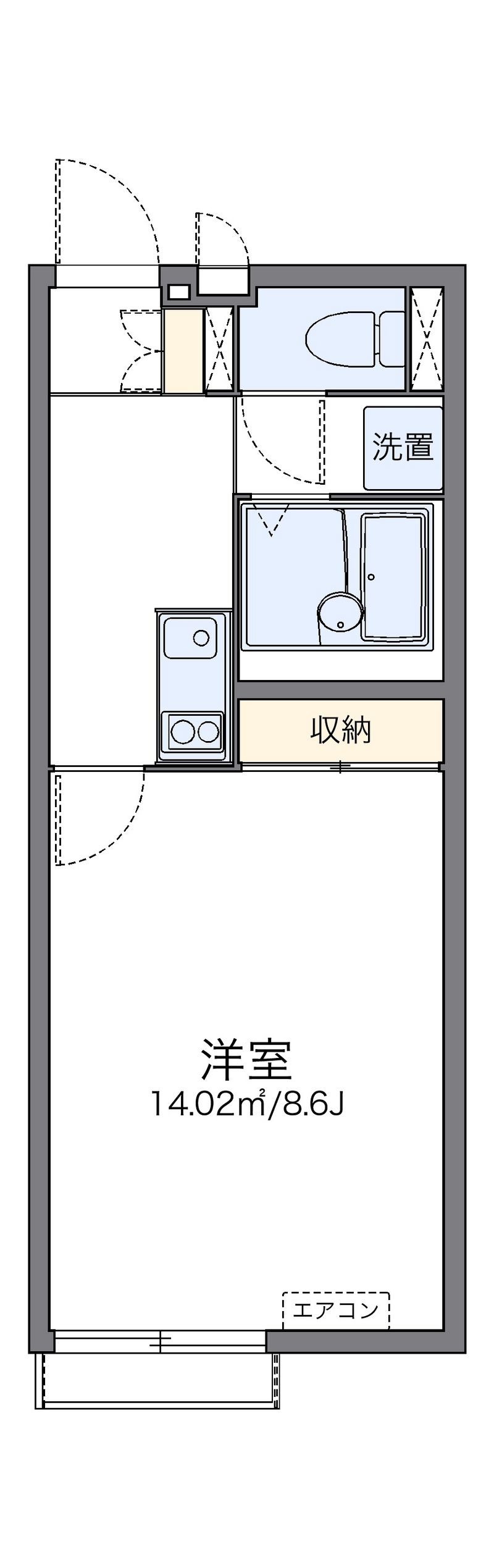 レオネクストしうん 間取図