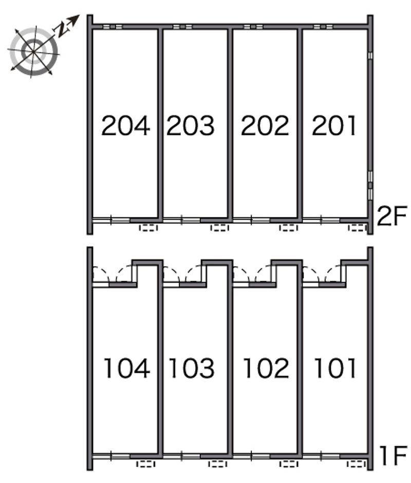 レオネクストメゾン　ソレーユ 間取配置図