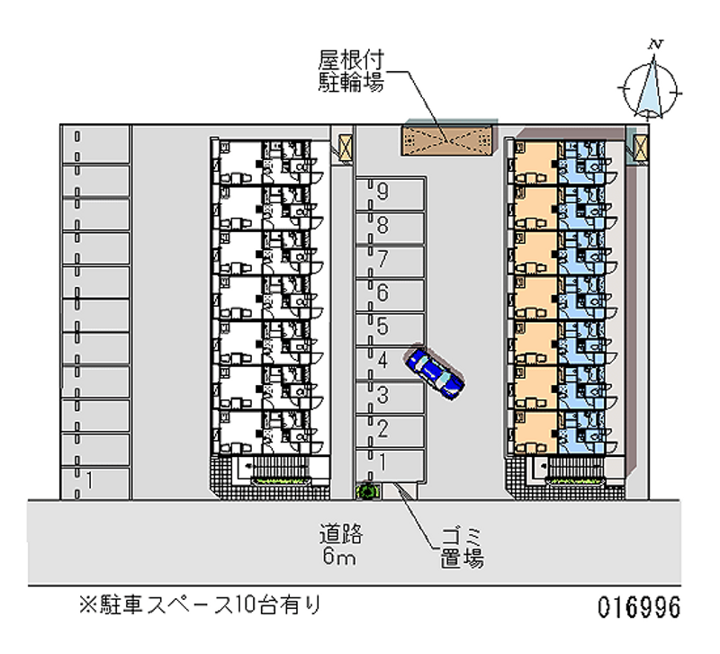 レオパレスハーモニーⅡ 月極駐車場