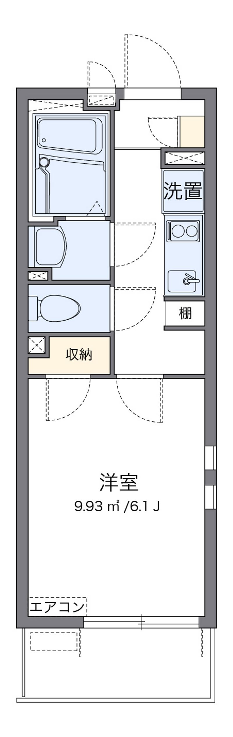 クレイノエスペランザ 間取図