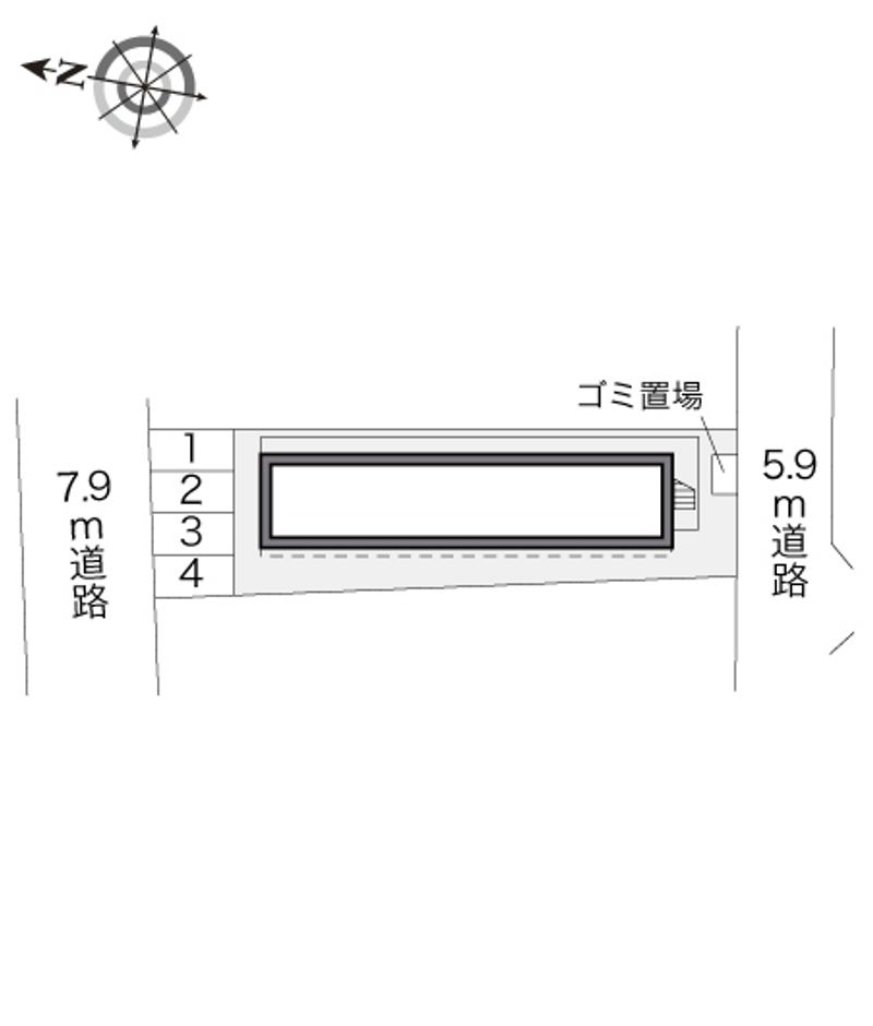 レオパレスパークサイド 配置図