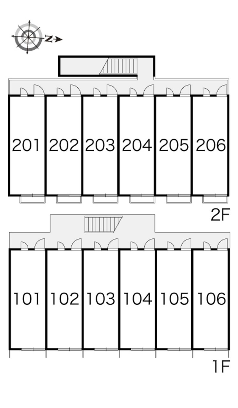 レオパレスイトウ 間取配置図
