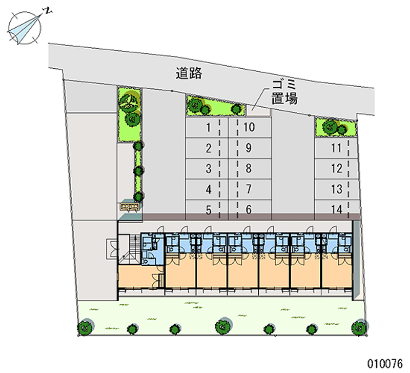 レオパレスＭＩＴＡ 月極駐車場