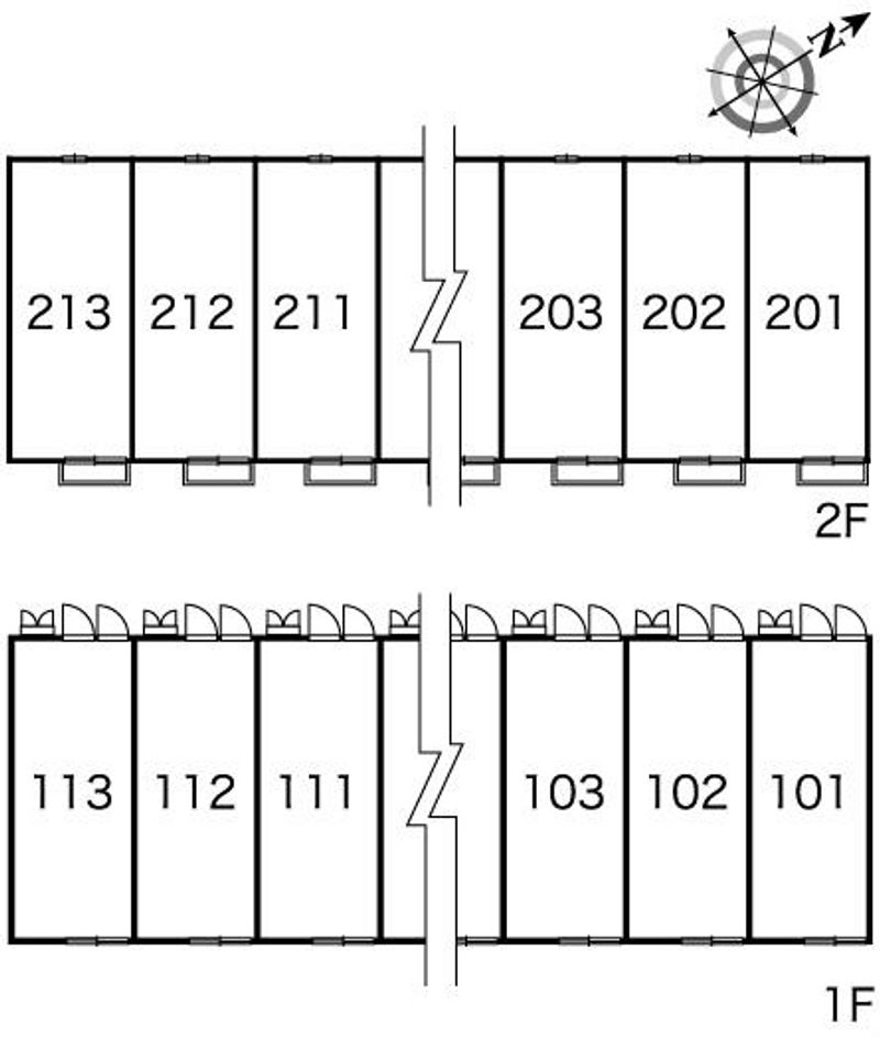 レオパレスＶｉｌｌａｇｅ 間取り配置図