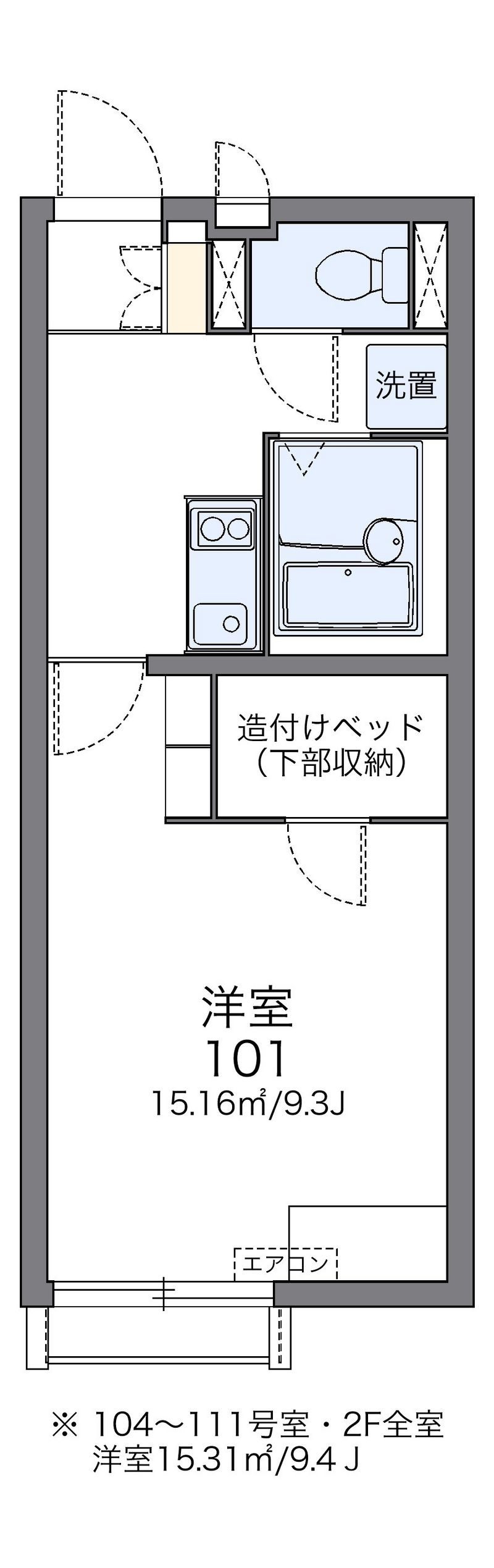 レオネクストルミエール西白井 間取図