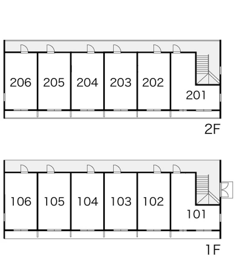 レオパレス三好 間取り配置図