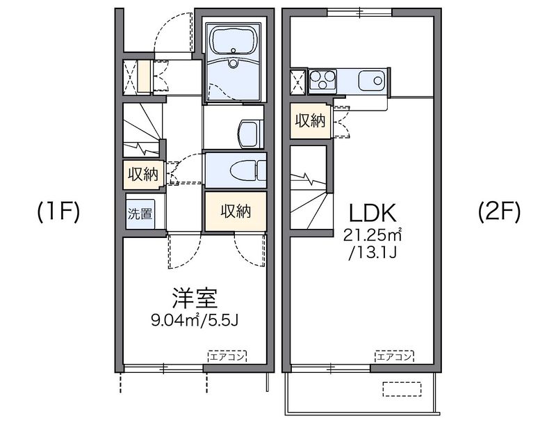 レオネクストパフェールＡ 間取図