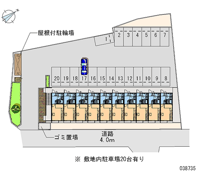 38735月租停車場