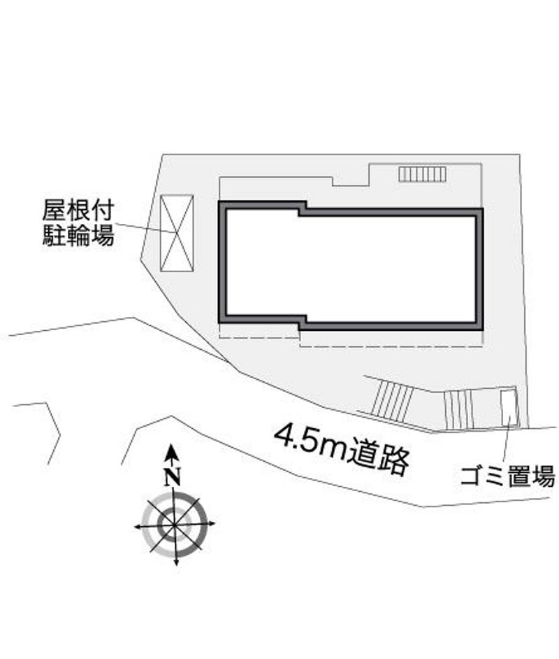 レオパレスドエル　別所 配置図