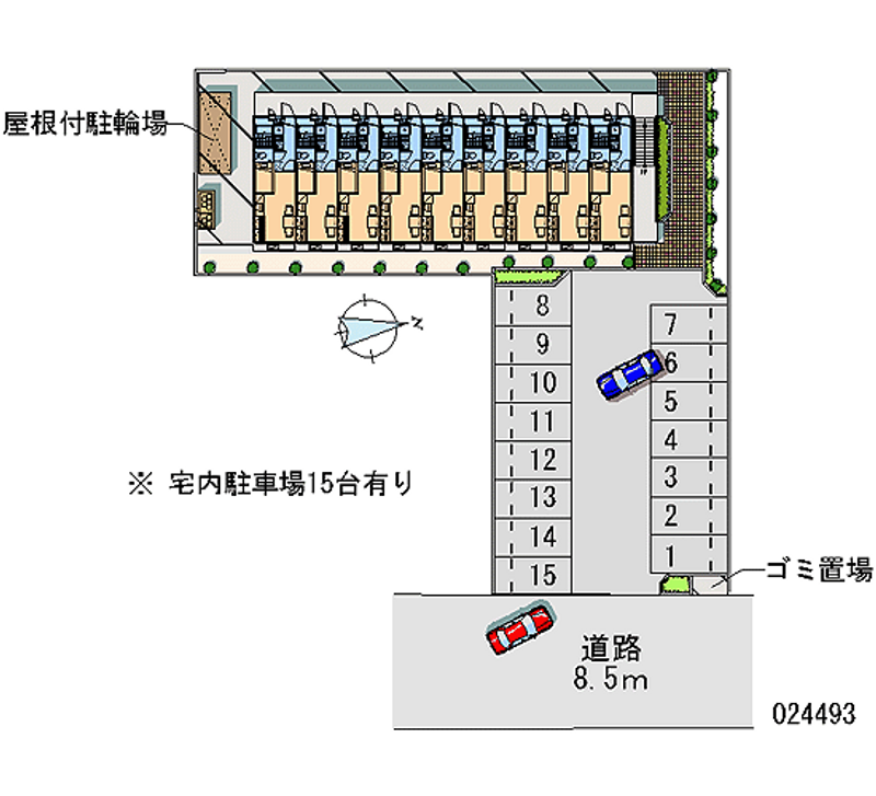 24493月租停車場