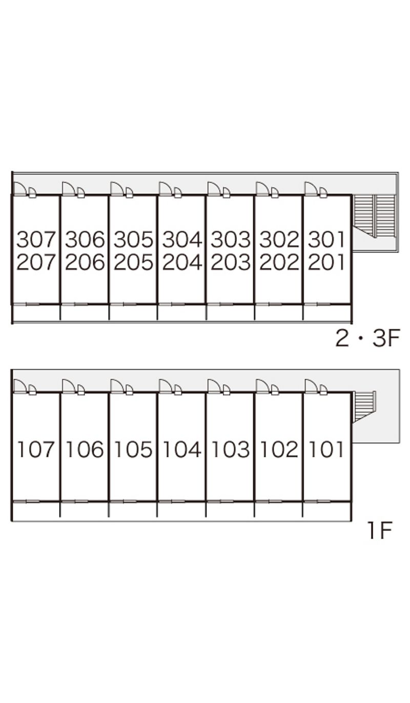 レオパレスカサ　エスペランサ 間取配置図
