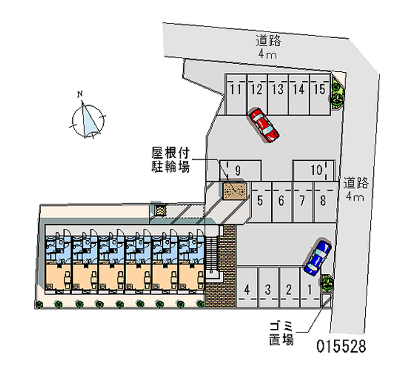 レオパレスはあとふる 月極駐車場