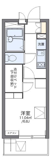 レオパレスピズィエール 間取り図