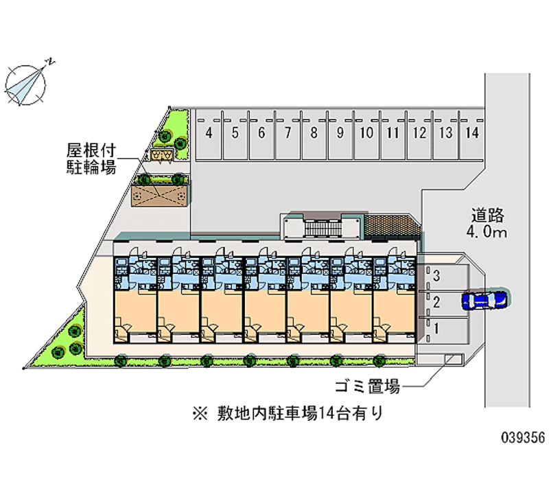 39356 Monthly parking lot