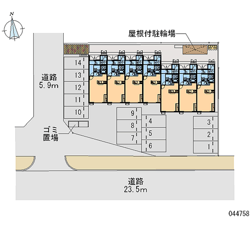 44758月租停车场