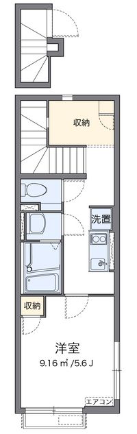 クレイノ高松 間取り図