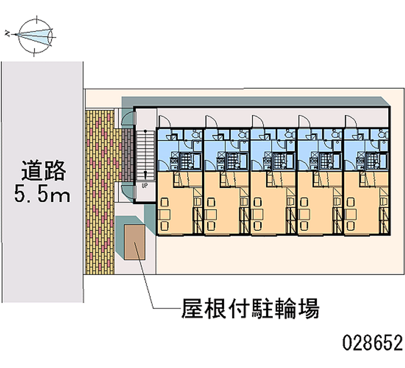 レオパレスフリーダ南５条 区画図