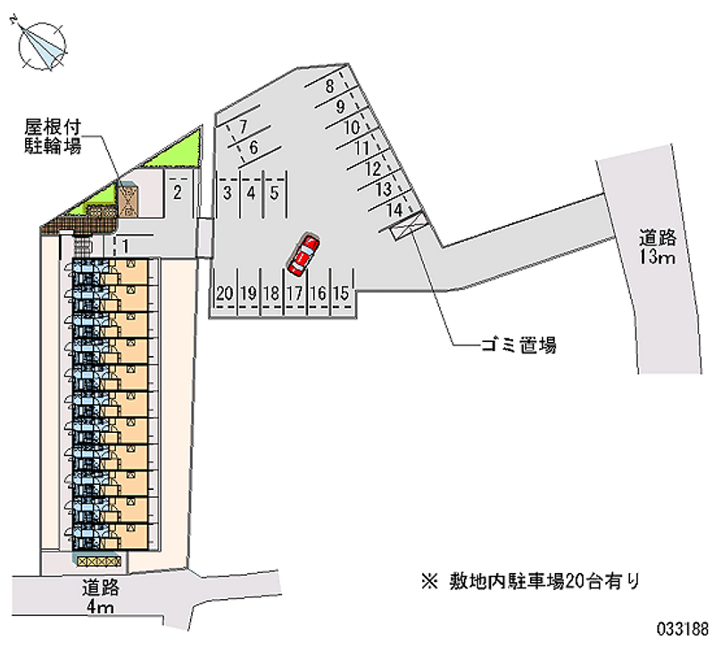 レオパレス永樂堂 月極駐車場