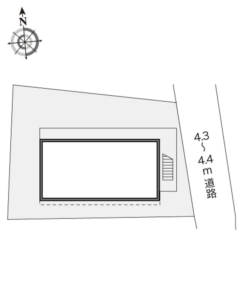 レオパレスシャルマンＡⅢ 配置図