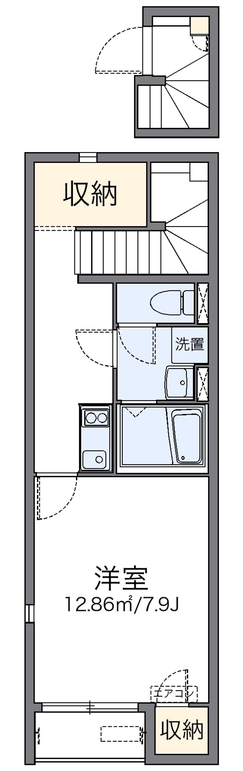 レオネクストさつきヶ丘 間取図