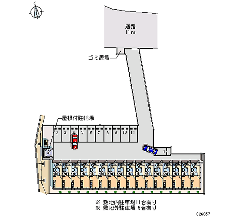 26657 bãi đậu xe hàng tháng