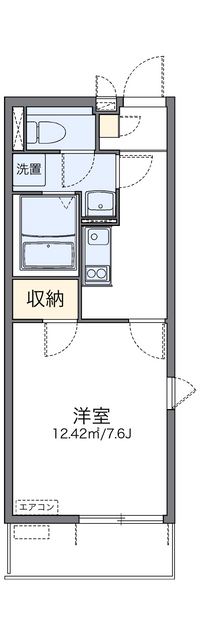 レオネクストＮａｋａｊｙｕ 間取り図