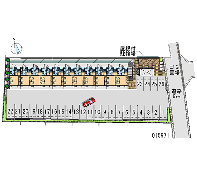 15971 Monthly parking lot