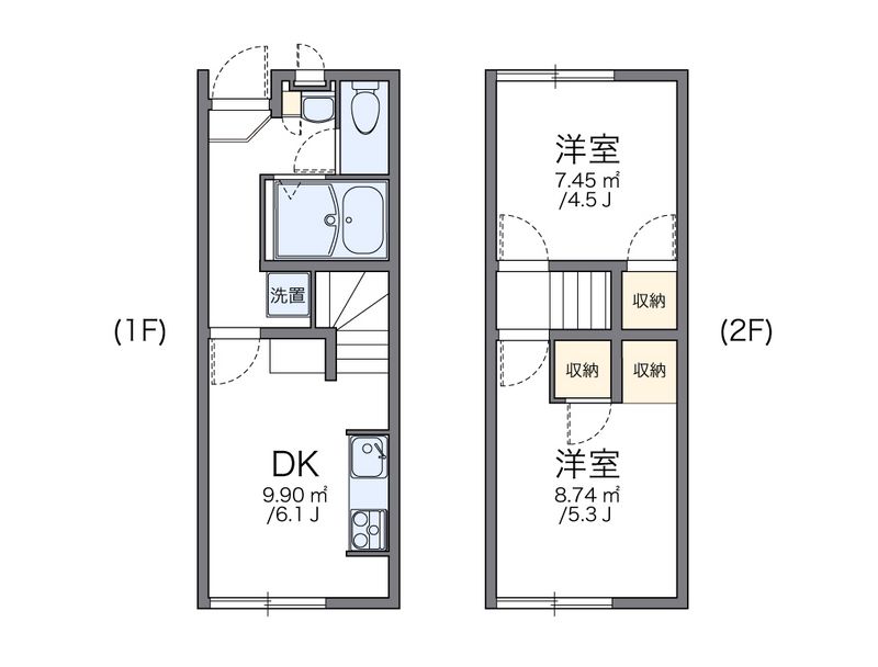 レオパレスカーサ　ドマーニⅠ 間取図