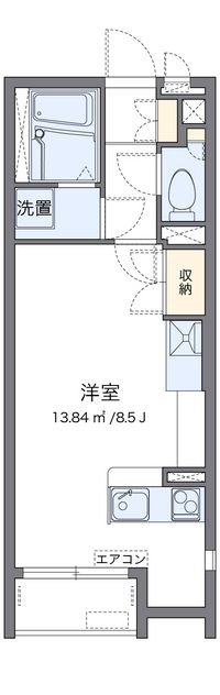 レオネクストアミーゴ 間取り図