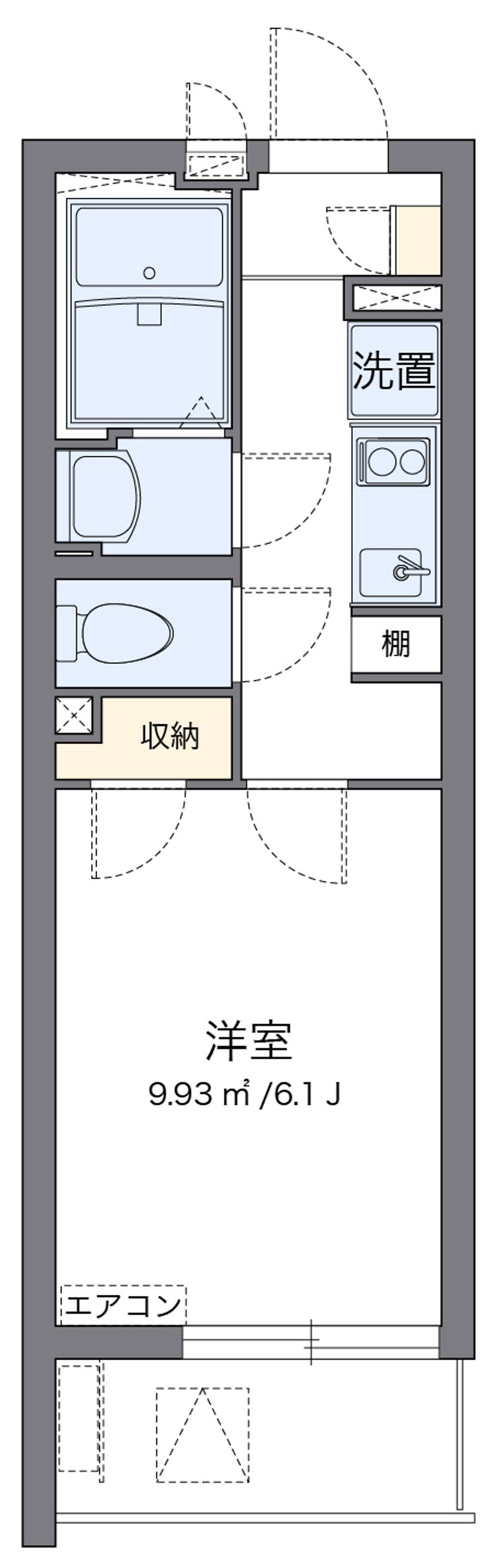クレイノリバティ　レジデンス 間取図