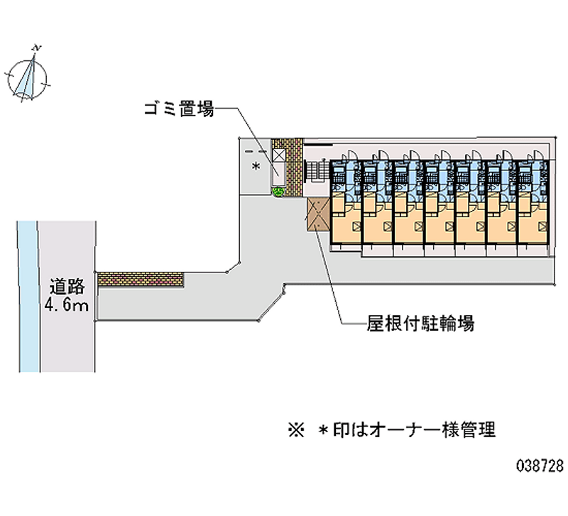 レオパレストライズ 区画図
