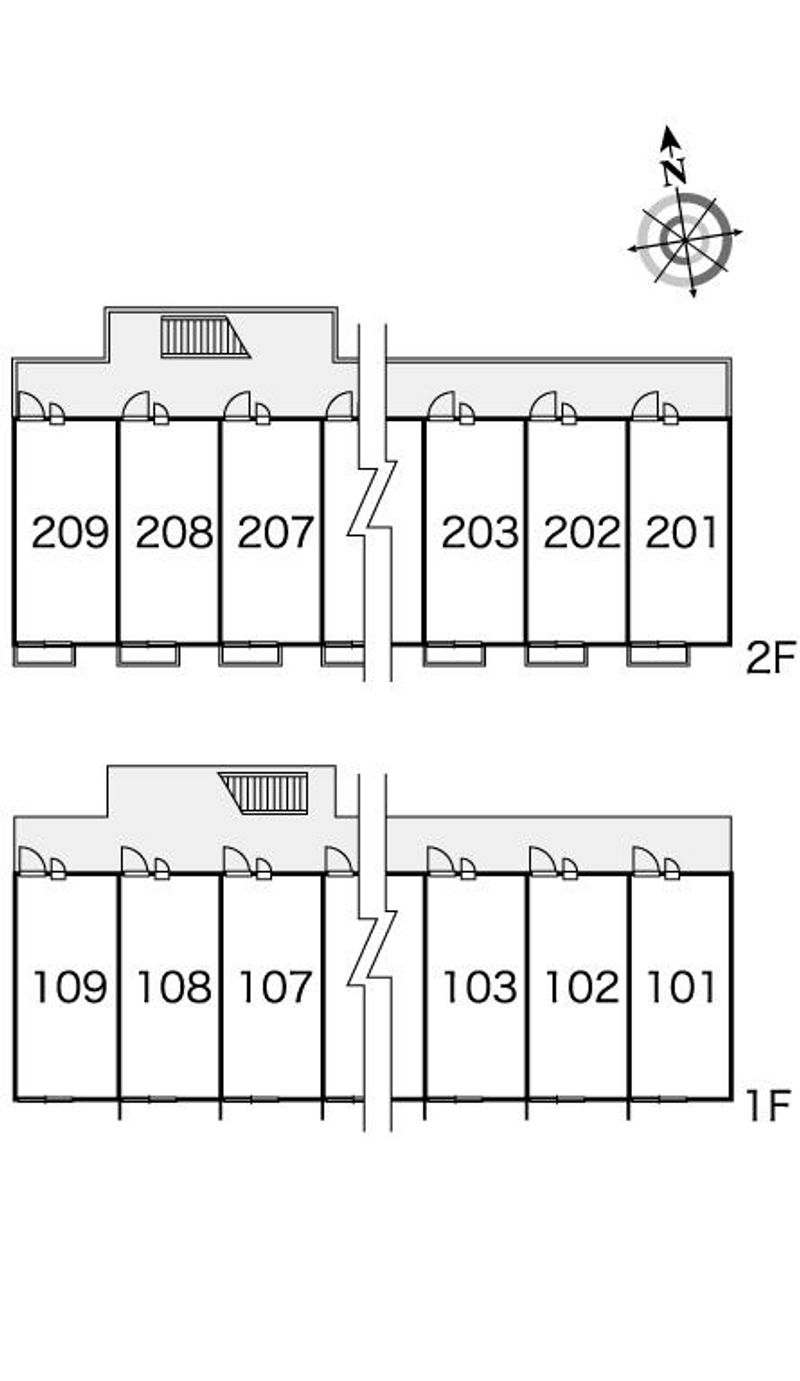 レオパレスシャトルエース 間取り配置図