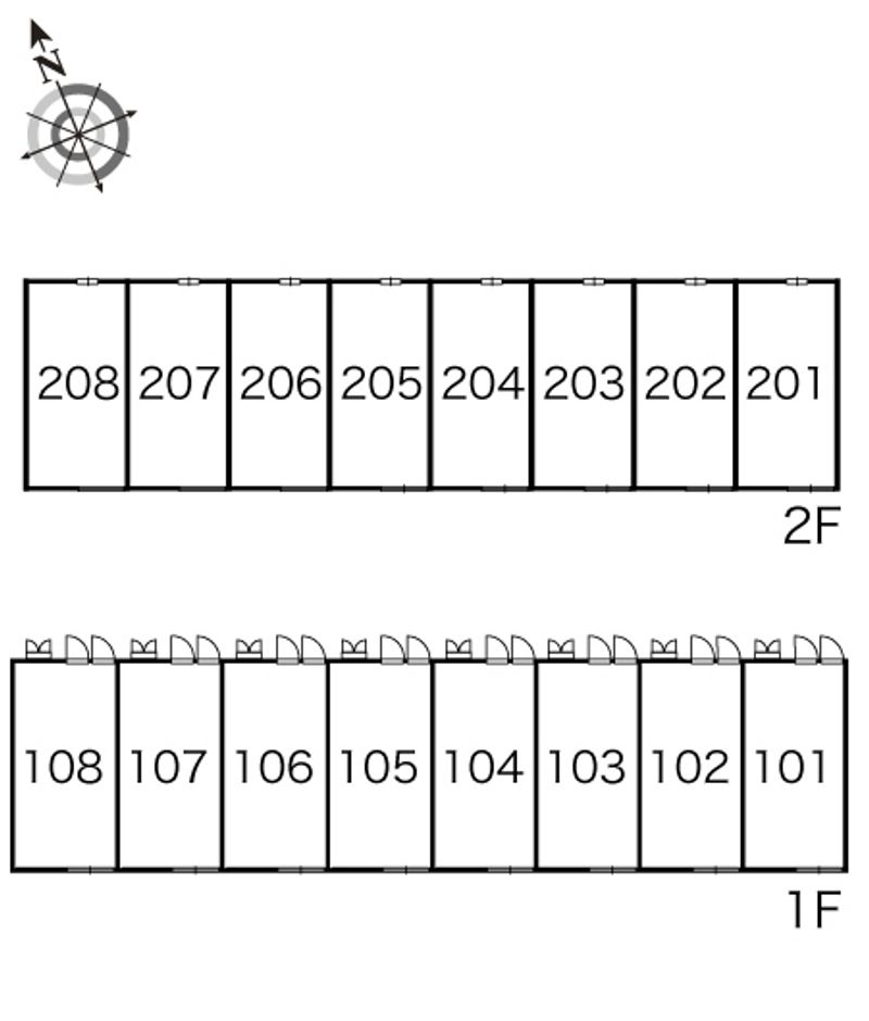 レオパレスキャンバス 間取配置図