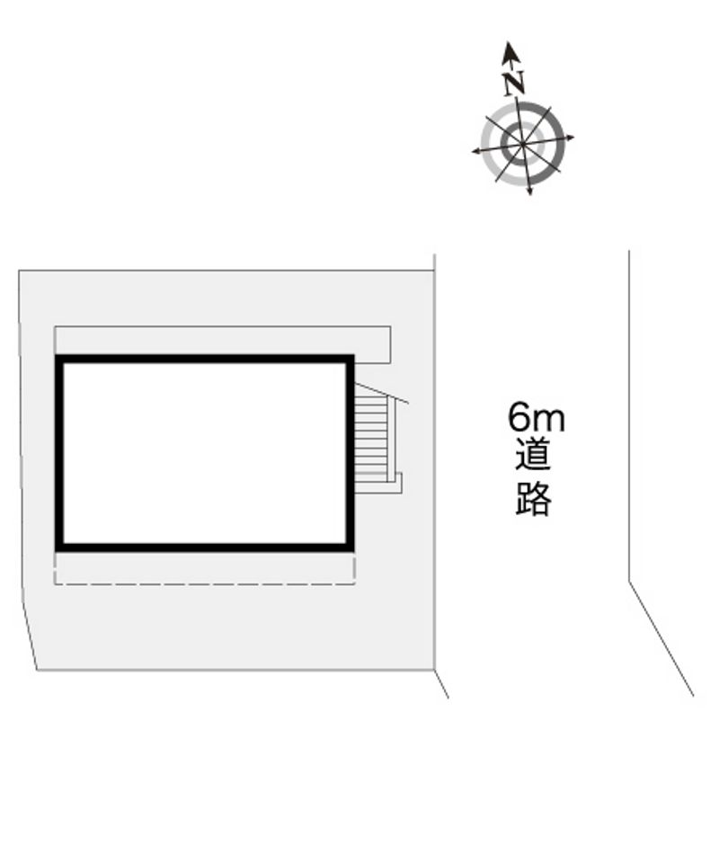 レオパレス緑町第２ 配置図