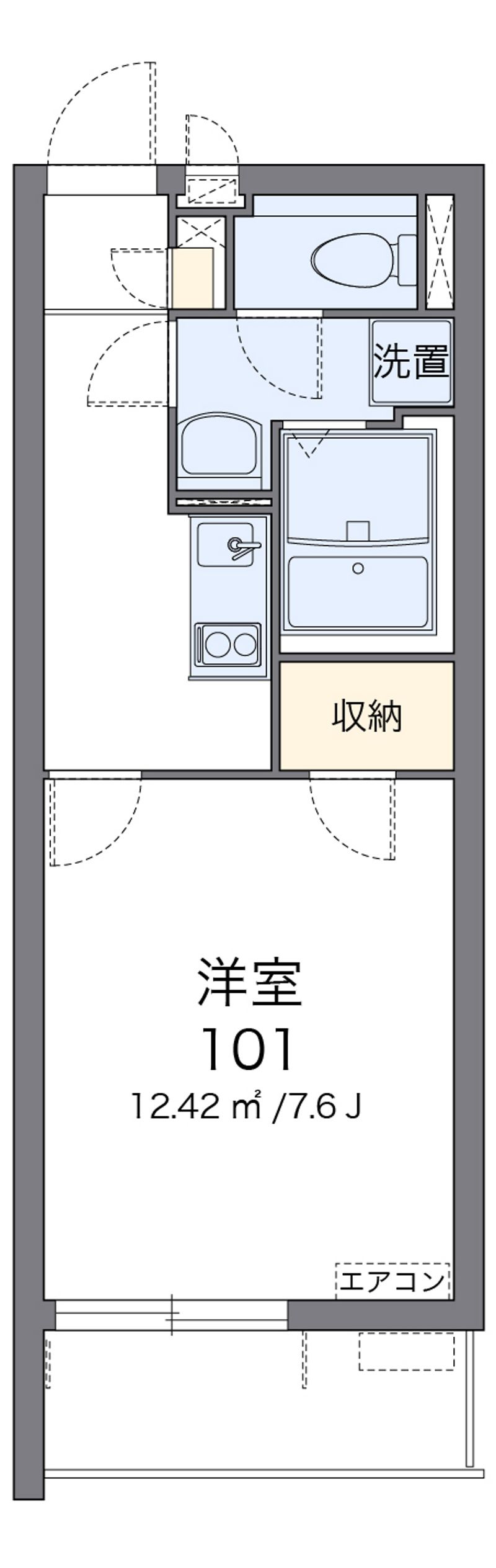 クレイノグレイスⅤ 間取図