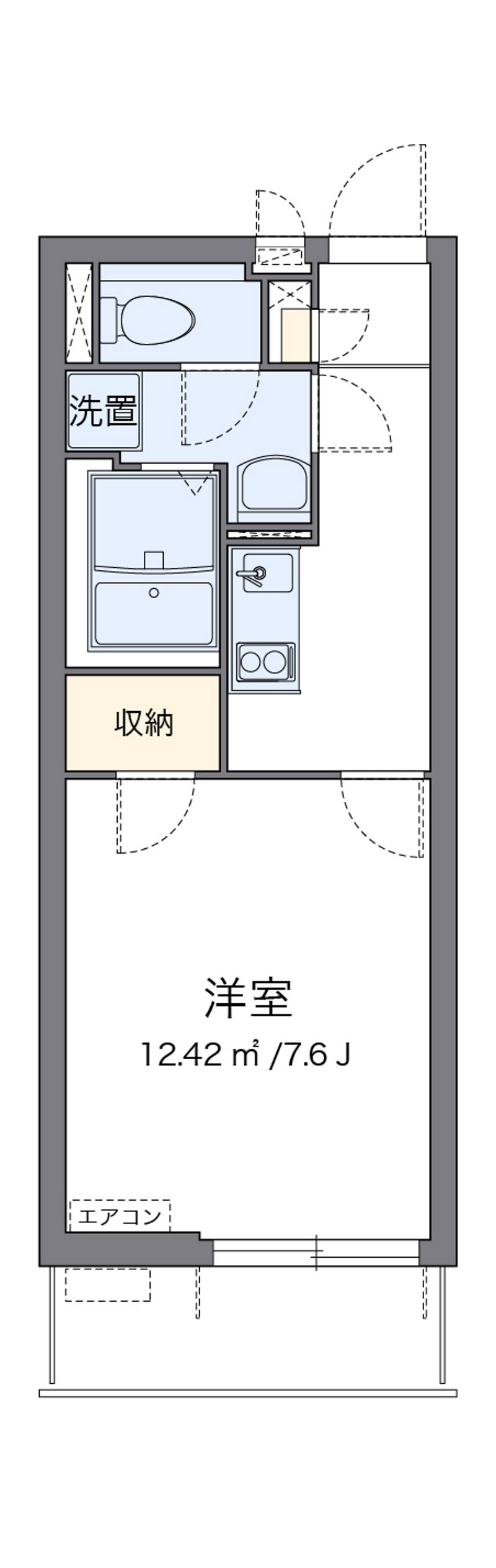 クレイノＦＯＲＥＴⅢ 間取り