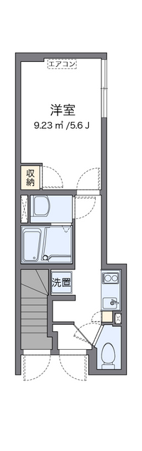 クレイノパーク鐘ヶ淵 間取り図