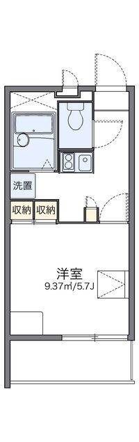 レオパレスエレガンスＫ 間取り図