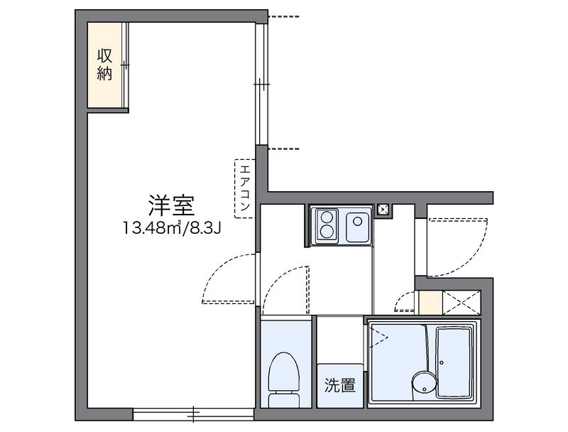 レオネクスト杉山Ⅲ 間取図