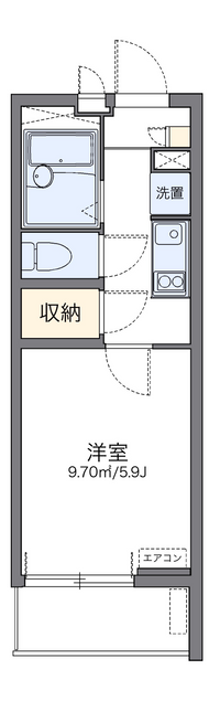 レオネクスト福生 間取り図