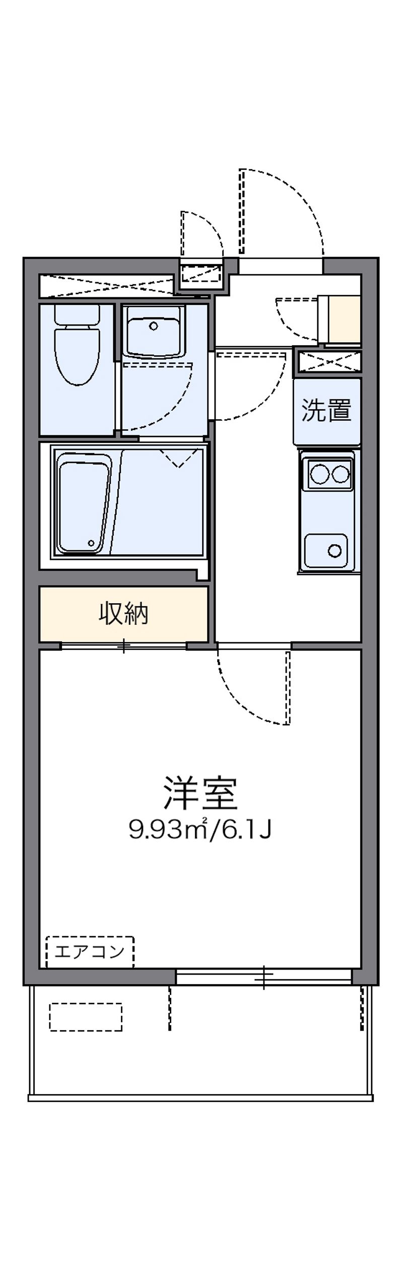 レオネクストＮＩＳＨＩＧＡＩⅢ 間取図