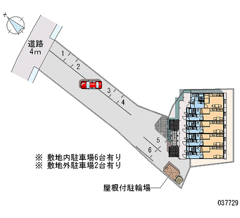 レオパレスＭＩＮＯＲＩＡ 月極駐車場