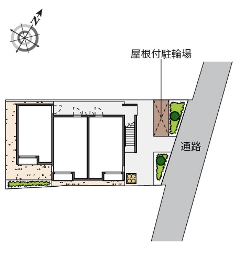 レオネクストコンフォート汐入Ⅱ 配置図