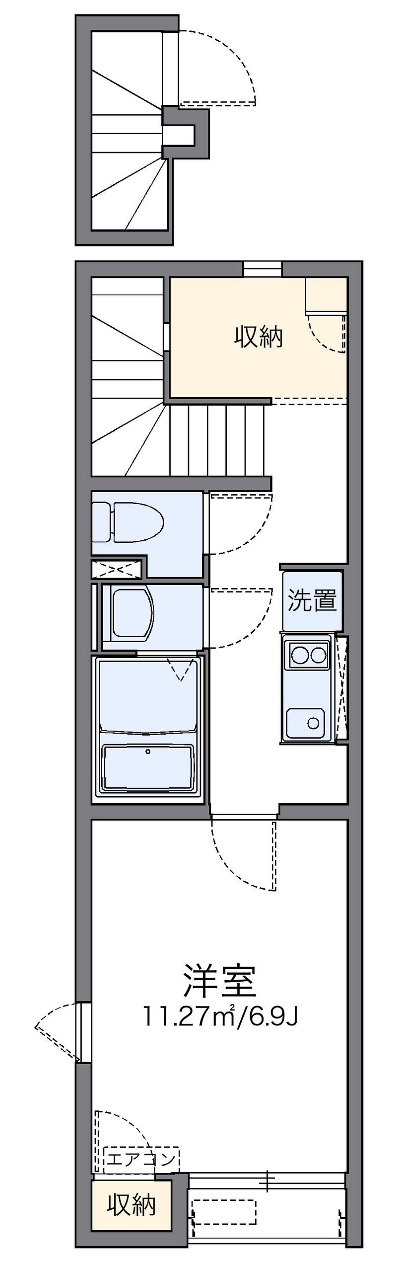 レオネクスト広野 間取図