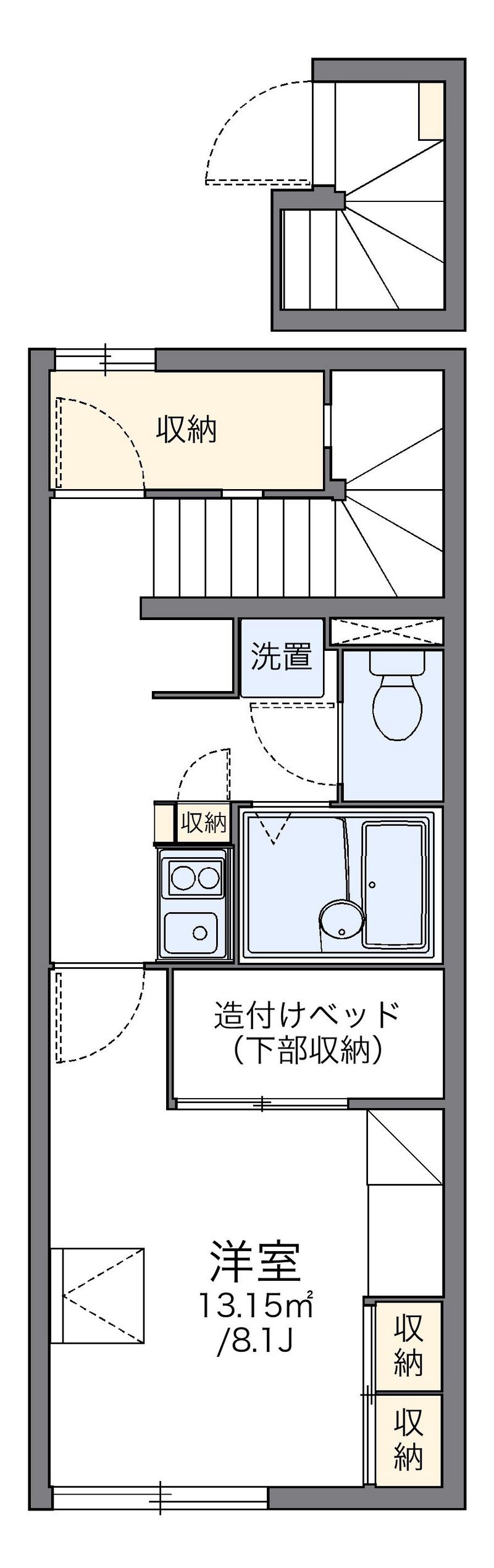 レオパレスアグリⅡ 間取図