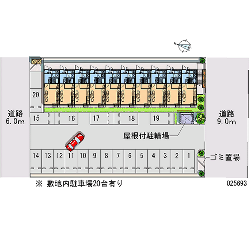 25693月租停車場