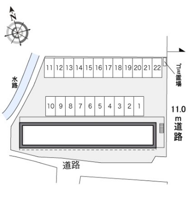 レオパレスサンシャイン邑久 駐車場